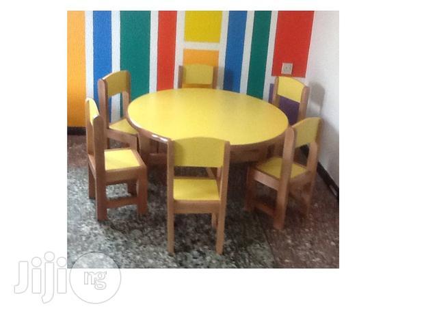 Table and Chairs for Playgroup (Wooden)