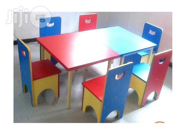 Laminated Nursery Table and Chairs