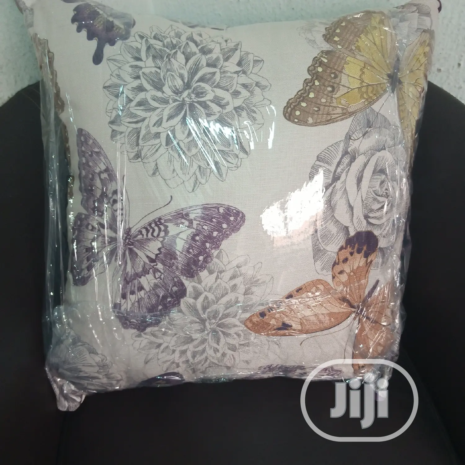 Furry and Fabric Throw Pillows