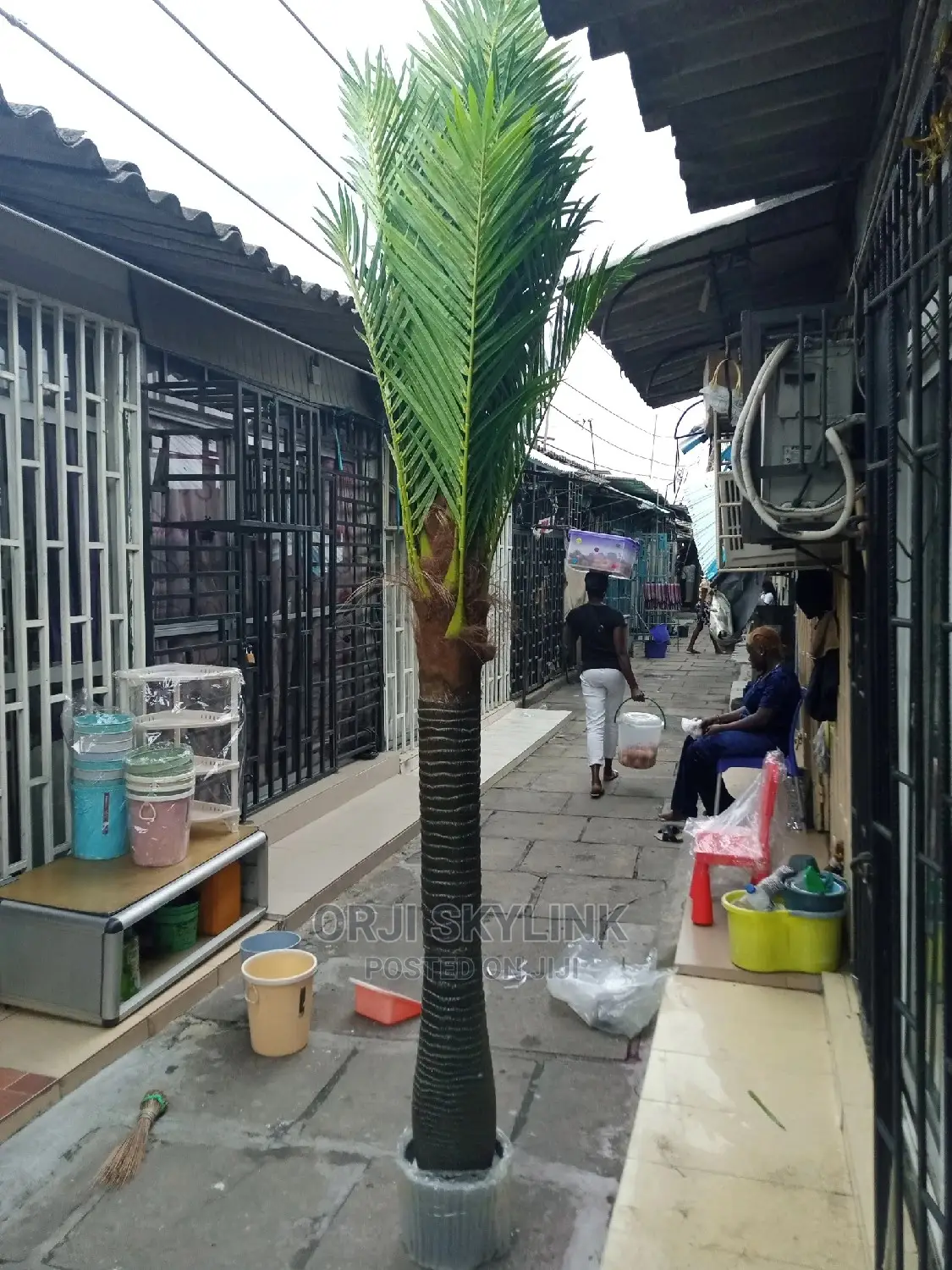 10ft Artificial Palm Flower Plants