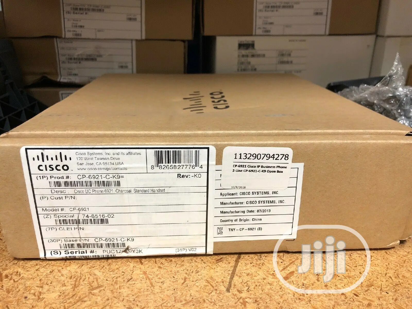 Cisco Cp-6921-C- Uc Desktop Phone
