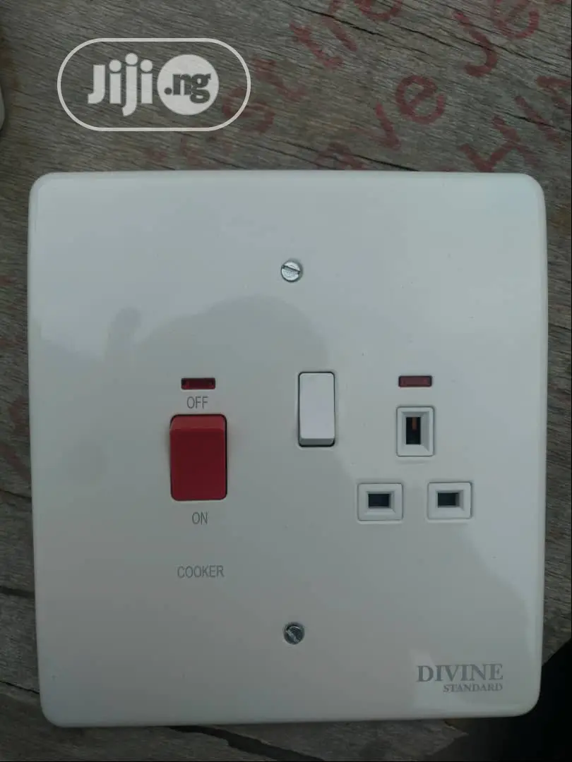 C Divine 6x6 Cooker Unit 45amps With 13amps Socket and Neons