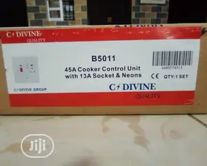 C Divine 6x6 Cooker Unit 45amps With 13amps Socket and Neons