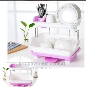Plastic Plate Racks(Color Varies)