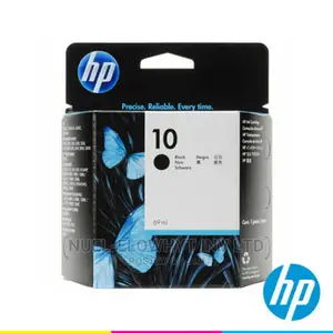 HP 10 Black Original Ink Cartridge, C4844A