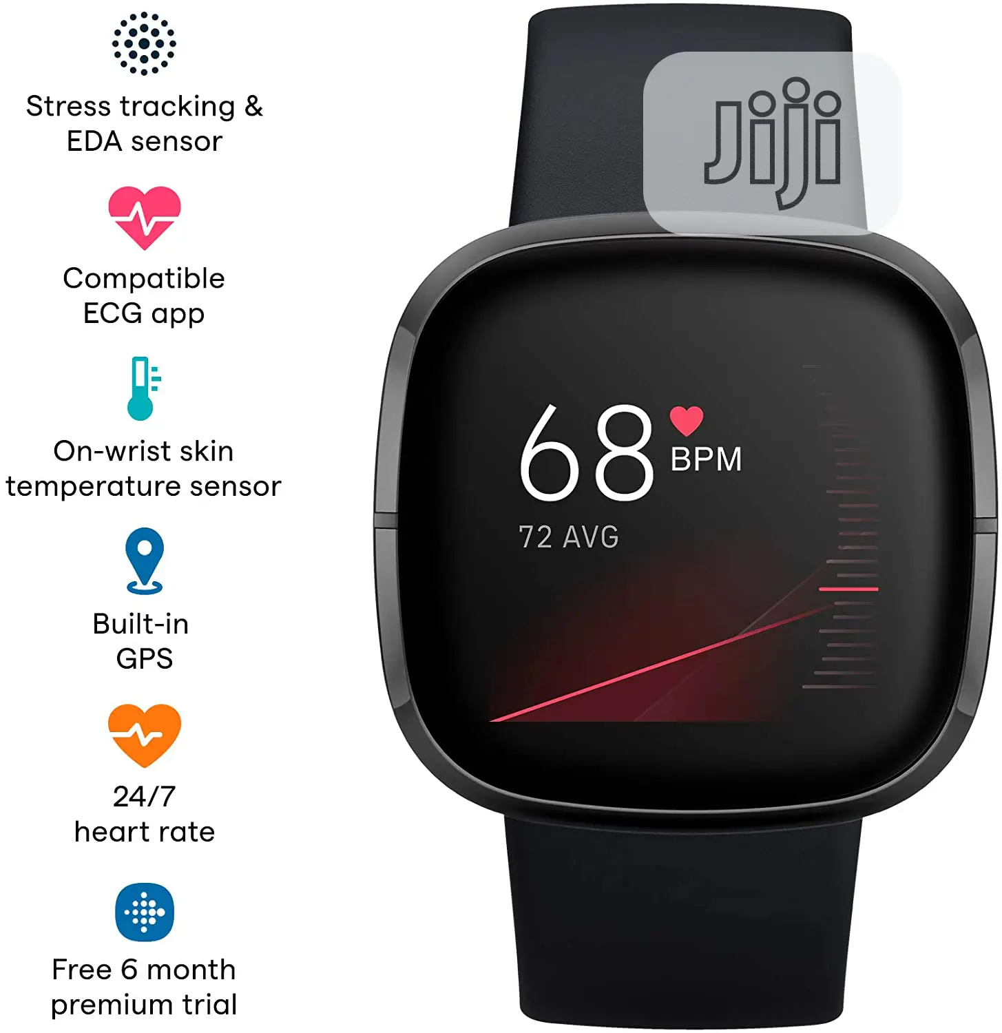 Fitbit Sense Advanced Smartwatch - Black