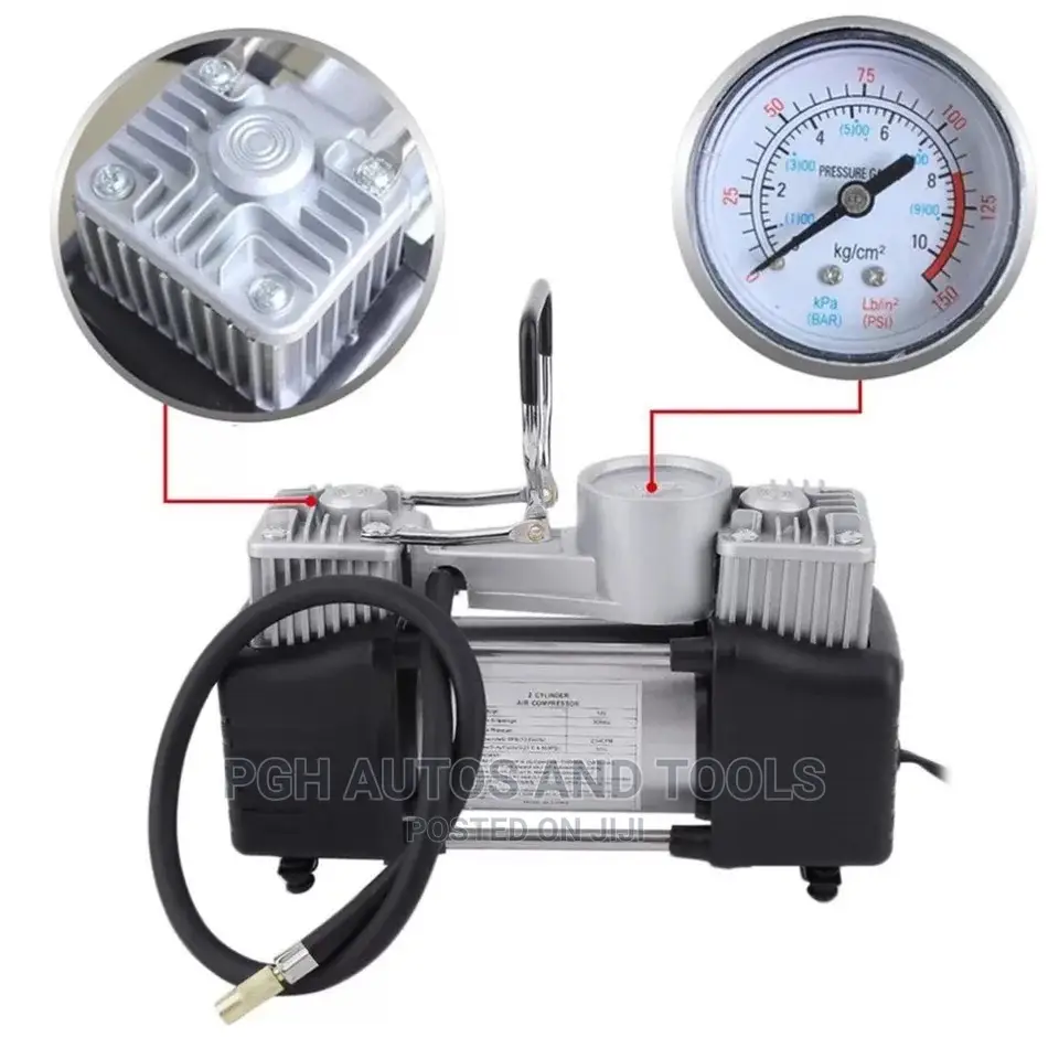 Double Compressor Tyre Pump