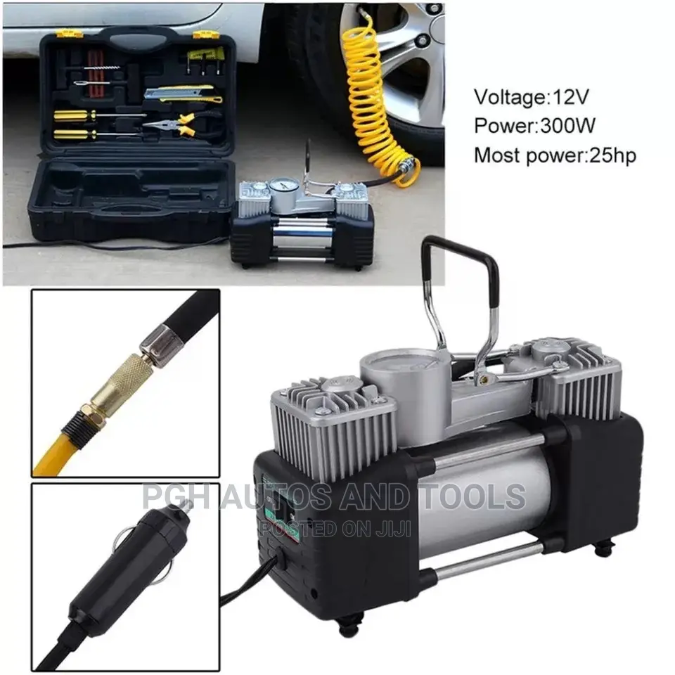 Double Compressor Tyre Pump