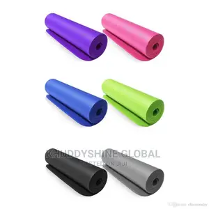 6mm Yoga Mat With Carrier Bag (Color Varies)