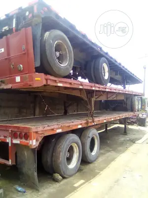 40 Feet Trailer Flat Body American Use With Axial Forsale