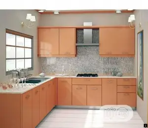 Fitted Quality Kitchen With HDF Laminated Wood