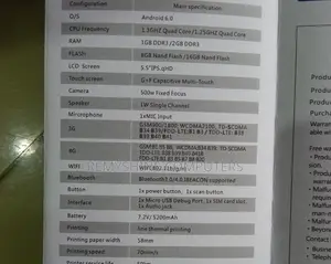 Android Handheld POS Terminal