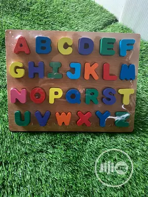Abc 123 Wooden Board.