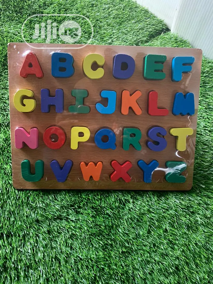 Abc 123 Wooden Board.