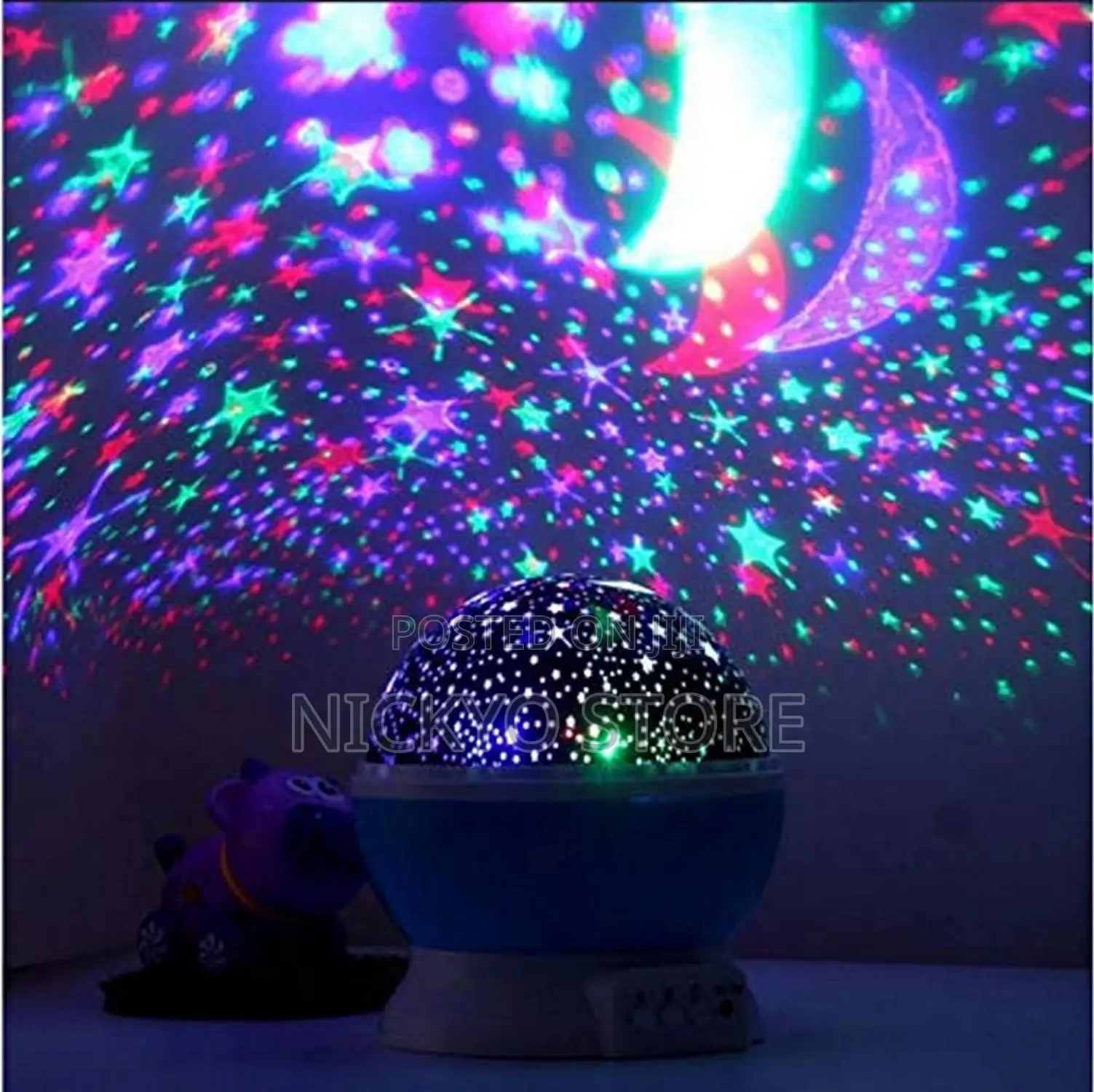 Romantic Star Dream Rotating Projection Lamp