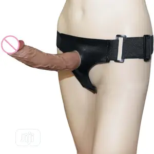 Silicon Strap on Brown Dildo Adult Sex Toys