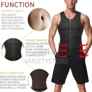Men Sauna Vest Body Belly Shaper