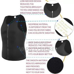 Men Sauna Vest Body Belly Shaper