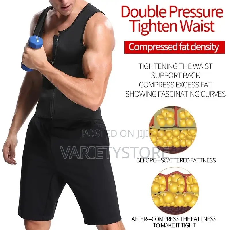 Men Sauna Vest Body Belly Shaper