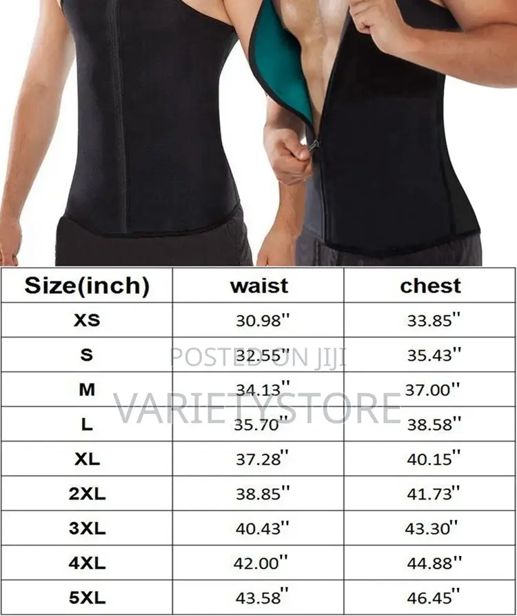 Men Sauna Vest Body Belly Shaper