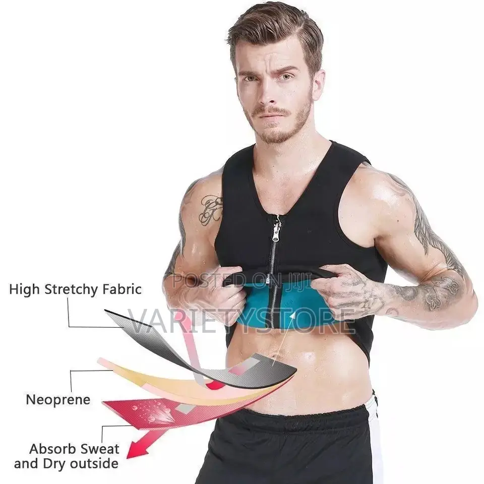 Men Sauna Vest Body Belly Shaper