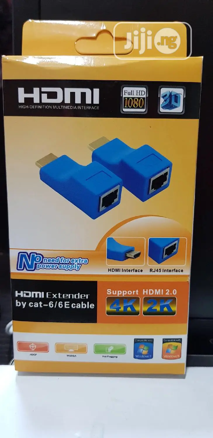 Hdmi Extender by Cat6/6e 30meters