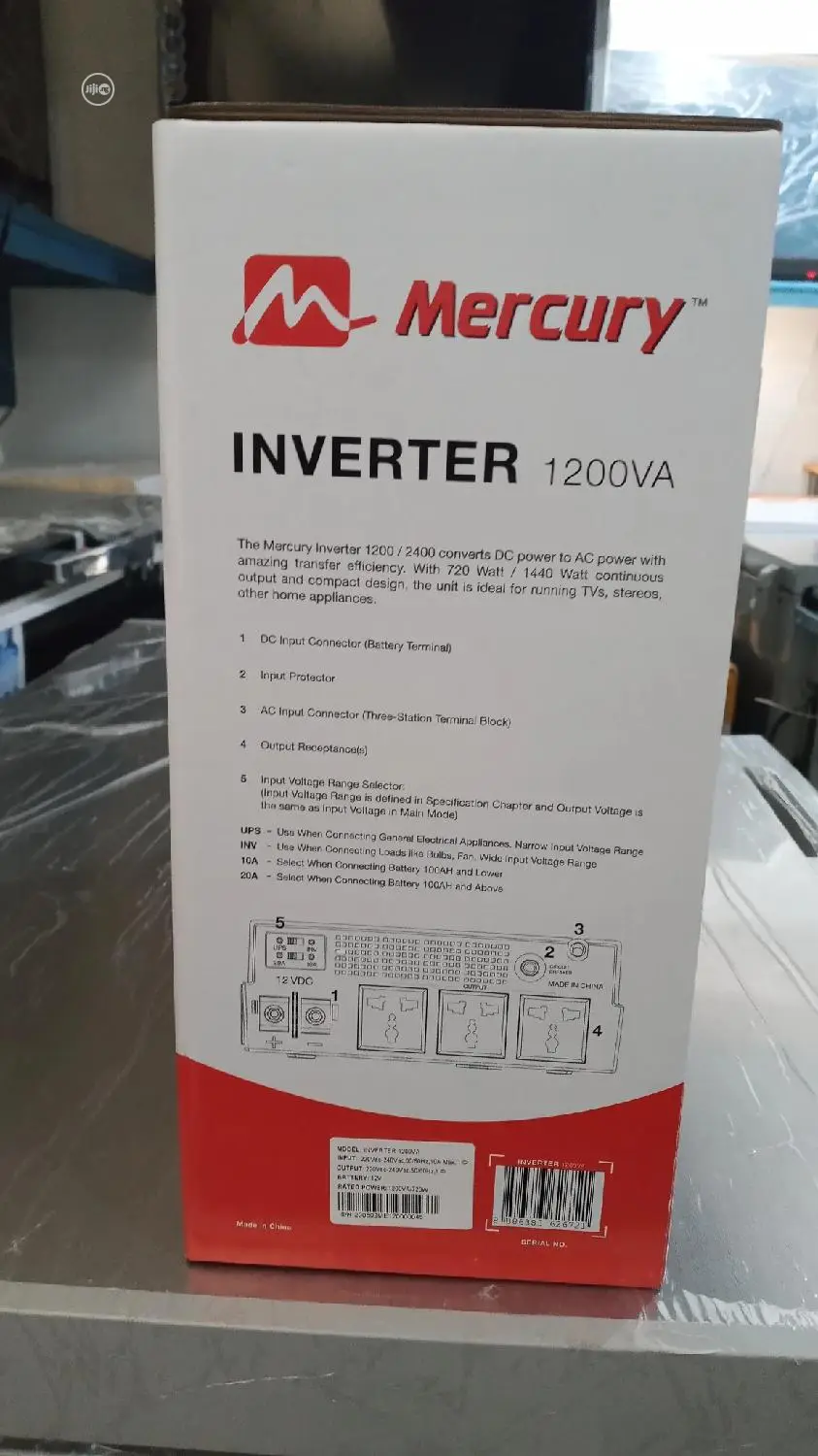 Mercury 1200VA Inverter Modified Sinewave