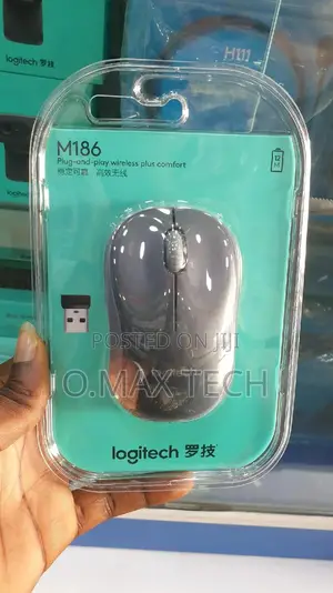 Photo - Logitech M186 With Free Logitech Mouse Pad