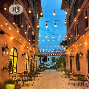 E27 String Light for Outdoor and Indoor With Edison Bulbs