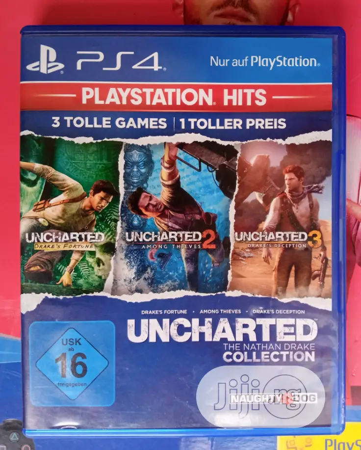 PS4 Uncharted Collections- 3 In1 Game CD