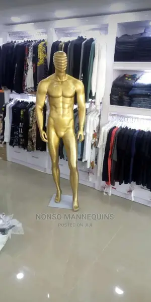 Fibre Lines Head Full Body Male Mannequin