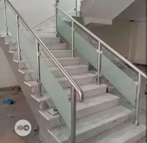 Staircase Glass Railings With Lion Head