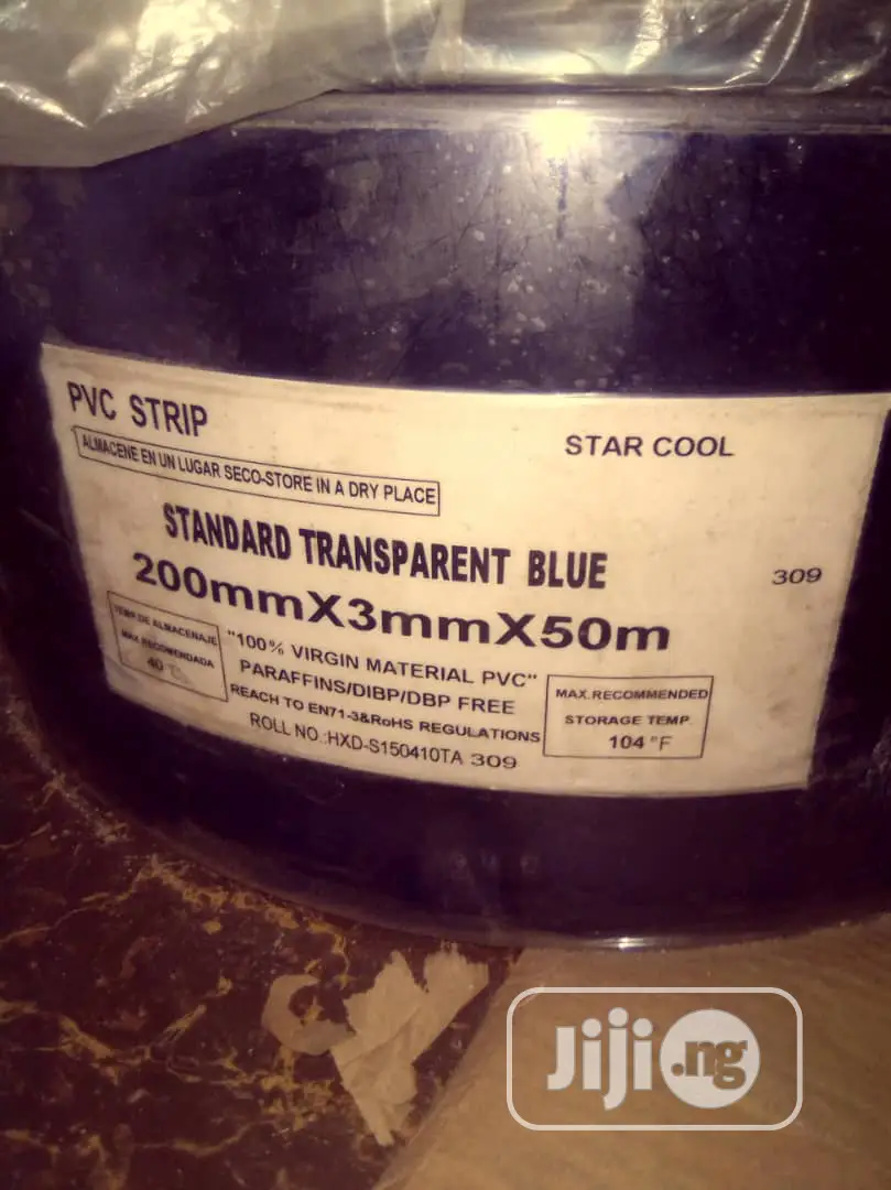 3 Mm Thick Clear Transparent PVC Curtain Strip