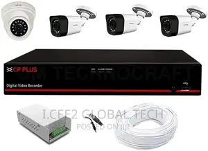 4ch CCTV Cam Installation With Smart Phone Viewing Ability