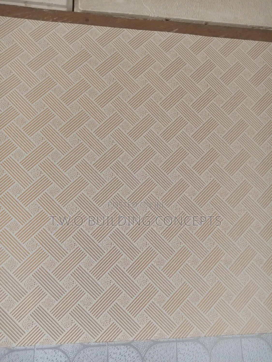 Vinyl Rock Ceiling