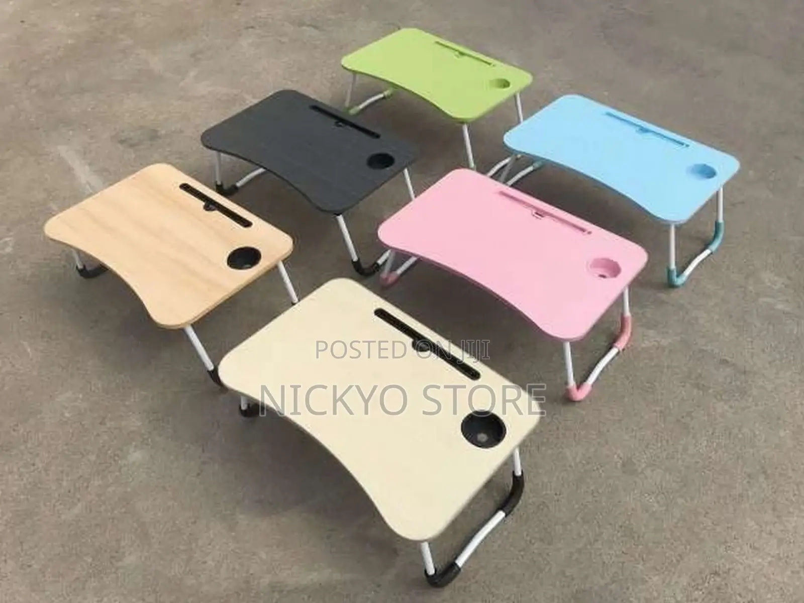 Portable Foldable Laptop Table (Without Drawer)