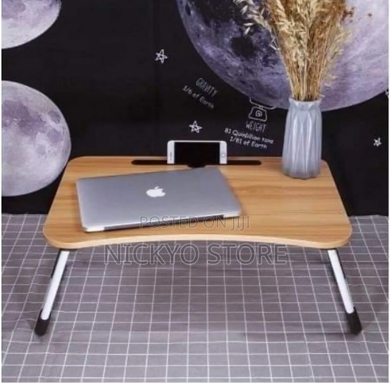 Portable Foldable Laptop Table (Without Drawer)