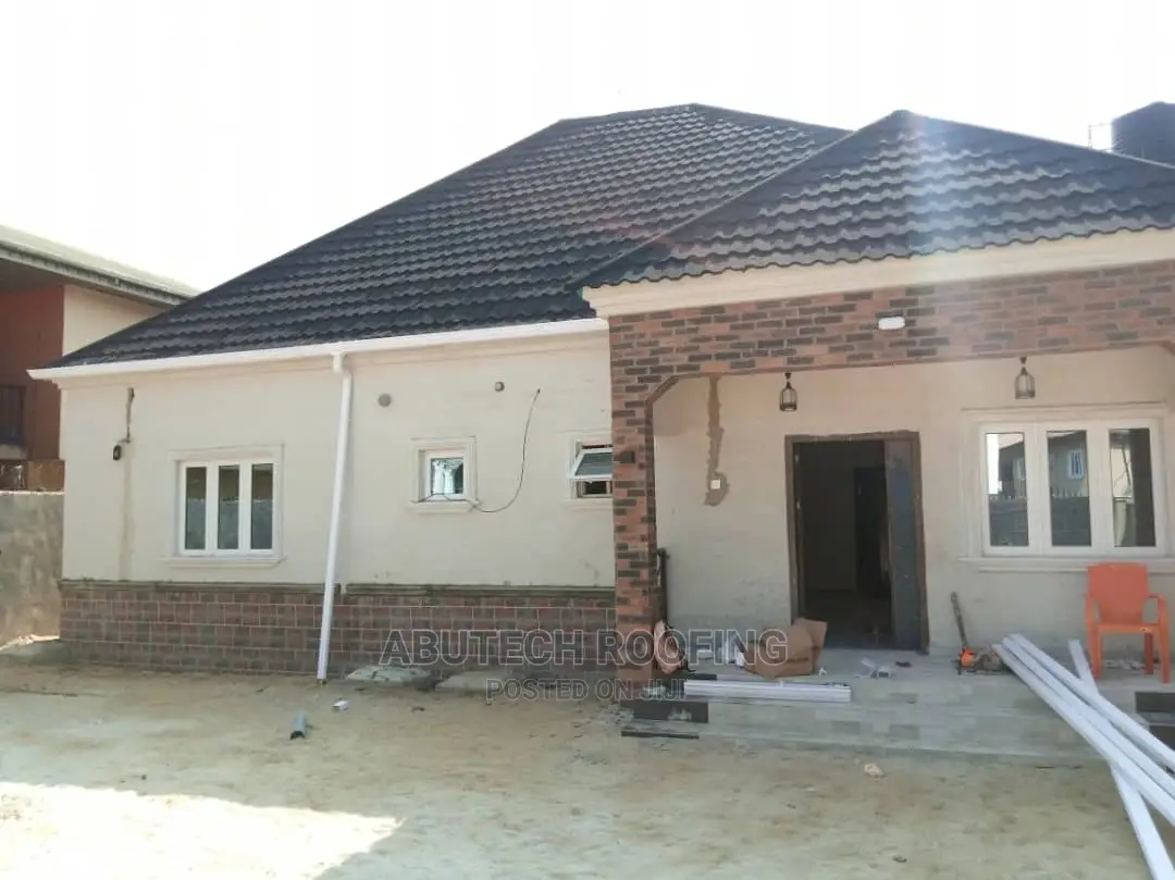 Solid Abutech Black Milano Roofing Project In Sangotedo