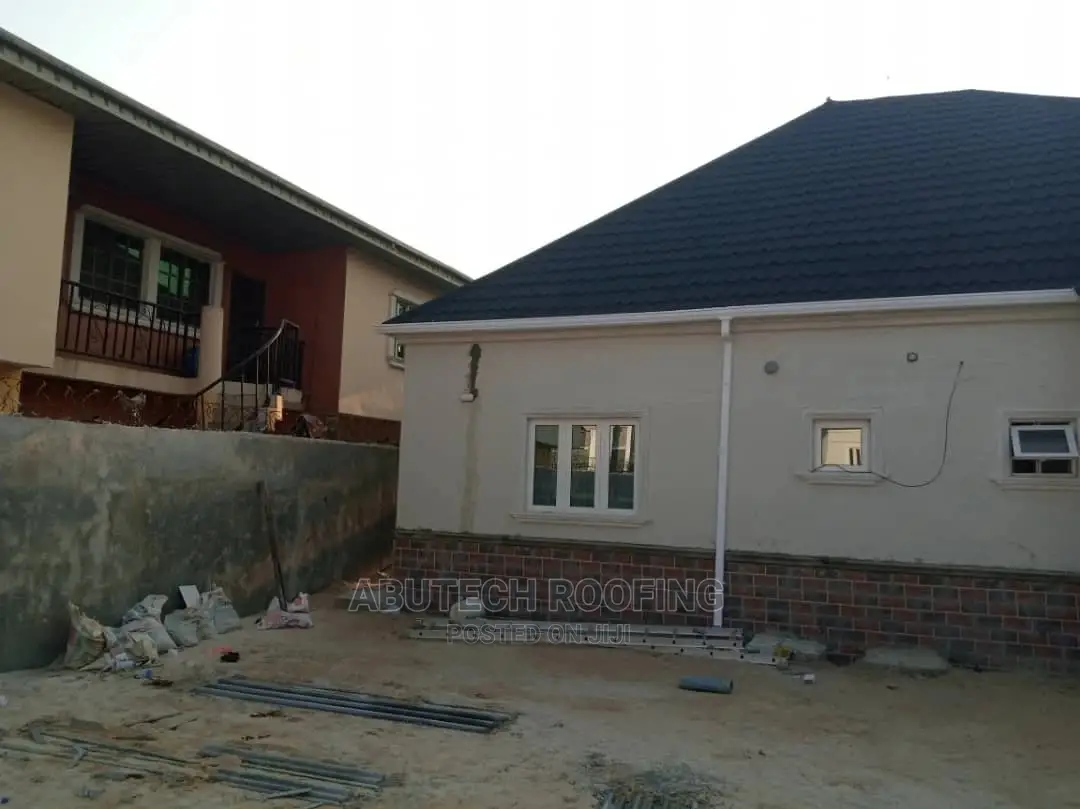 Solid Abutech Black Milano Roofing Project In Sangotedo