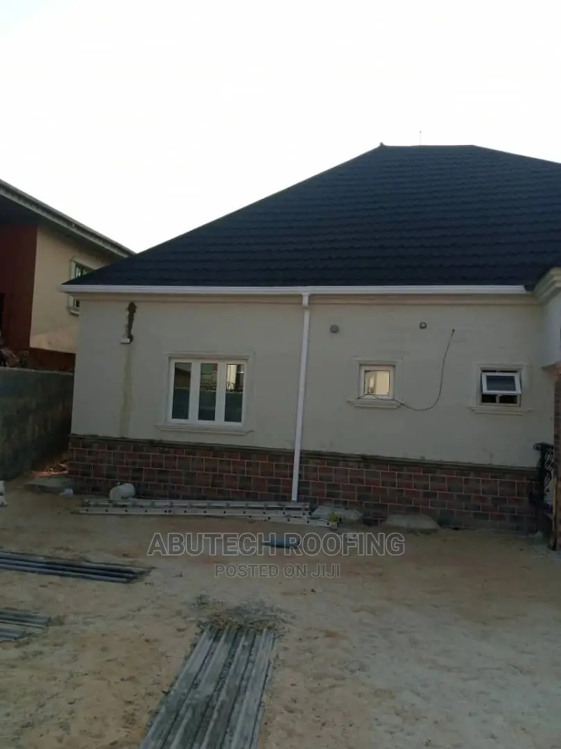 Solid Abutech Black Milano Roofing Project In Sangotedo