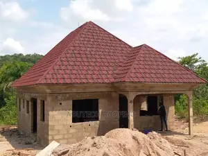 Red and Black Milano Roofing Project in Kogi