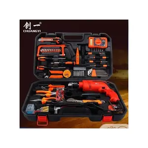 Tools Box Kit Set With Electric Drill Machine