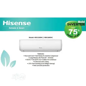 Brand New HISENSE 1.5HP INVERTER Split Unit AC/100% Copper/