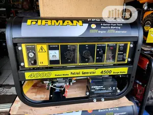 Brand New SUMEC Fireman Generator/3.5kva/Key Starter/Battery