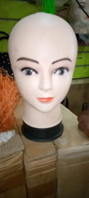 Bald Head Mannequin Head Fow Turbans and Wigs