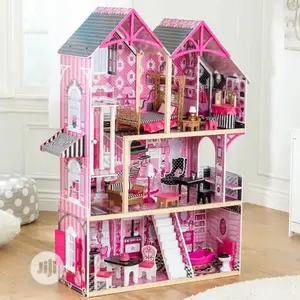 Barbie Dool House With One Free Barbie Doll