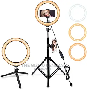 Selfie Mirror Ring Light With Tripod Stand (12")