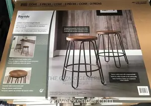 Bayside Furnishings Counter-height Stools (2-pack)