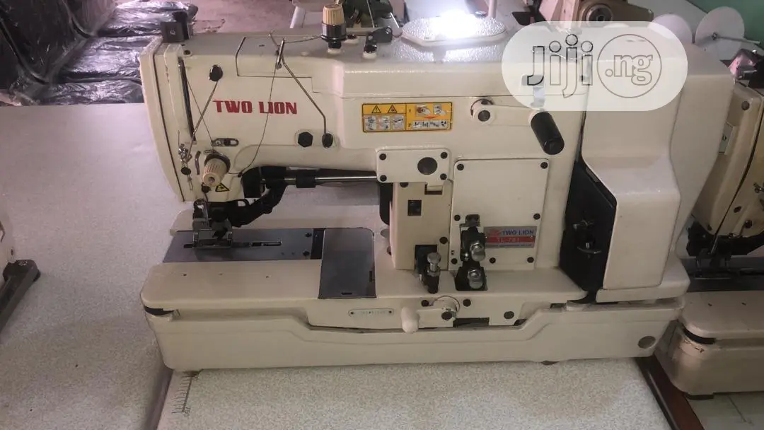 Two Lion Industrial Button Hole Machine in Mushin Manufacturing