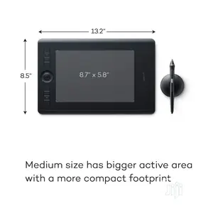 Wacom PTH660 Intuos Pro Digital Graphic Tablet Medium